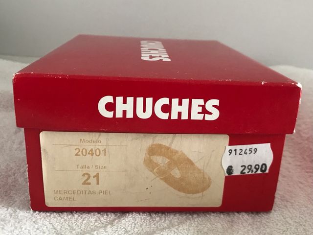 Zapatos piel talla 21