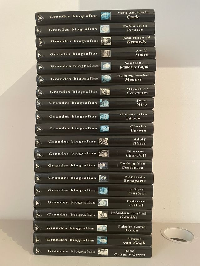 Grandes biografías 20 libros