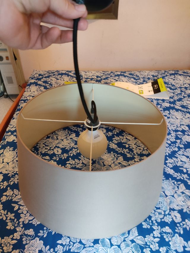 Lampara colgar techo