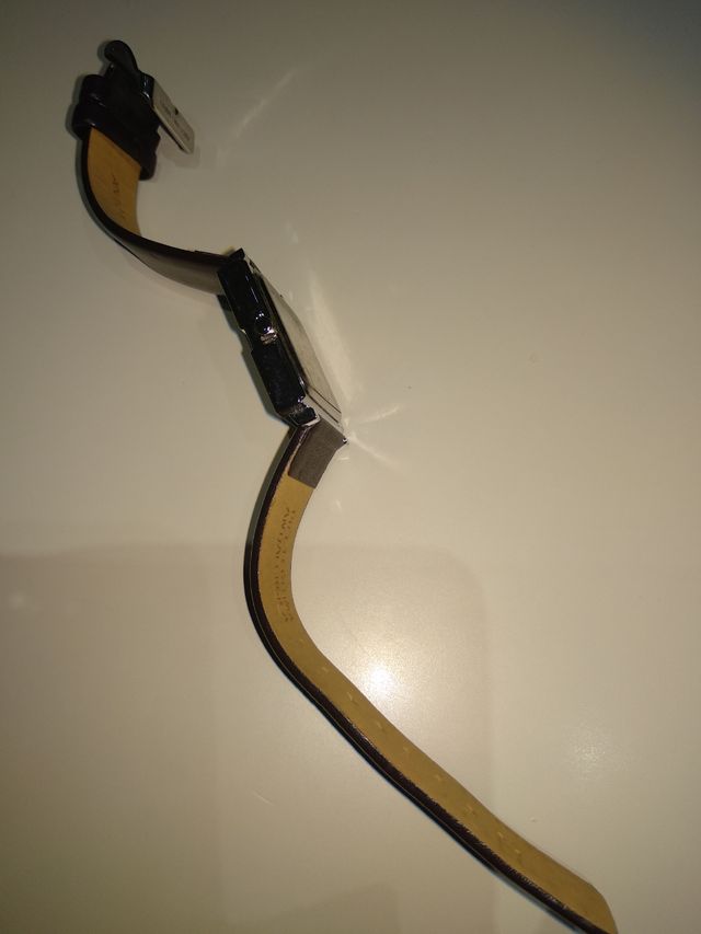 Reloj Antonio Miró. Correa de piel marrón