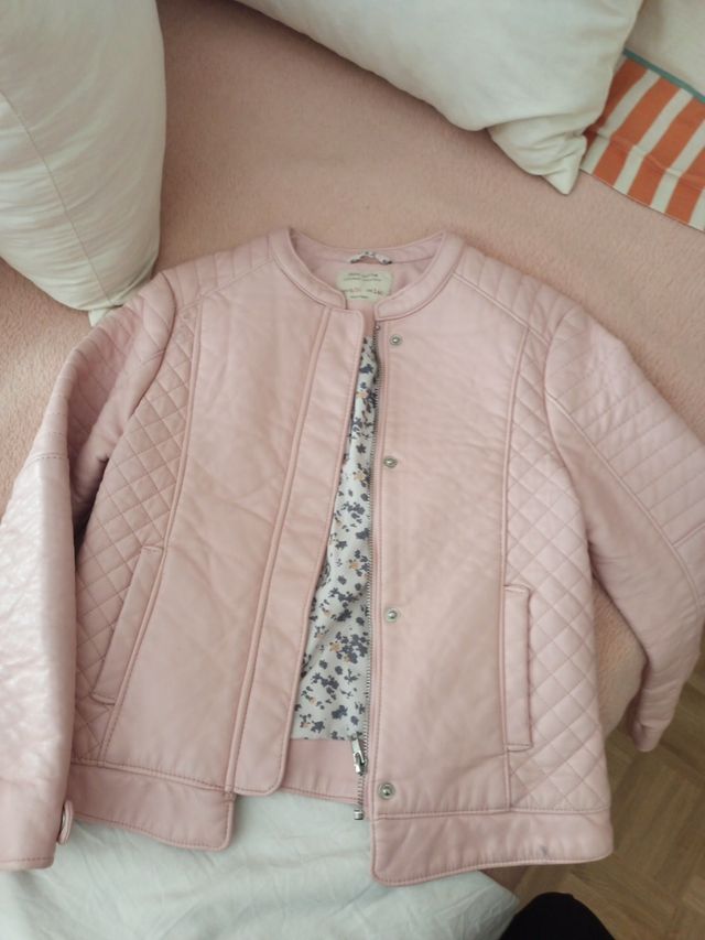 cazadora polipiel talla10