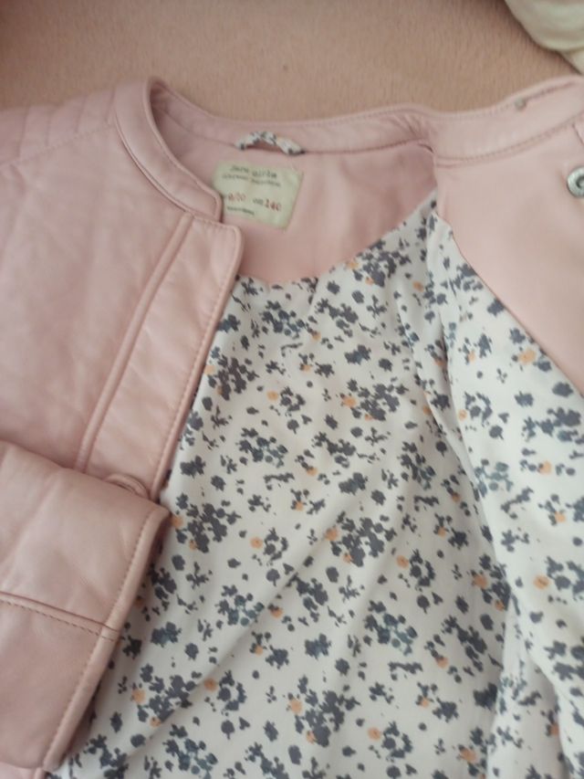 cazadora polipiel talla10