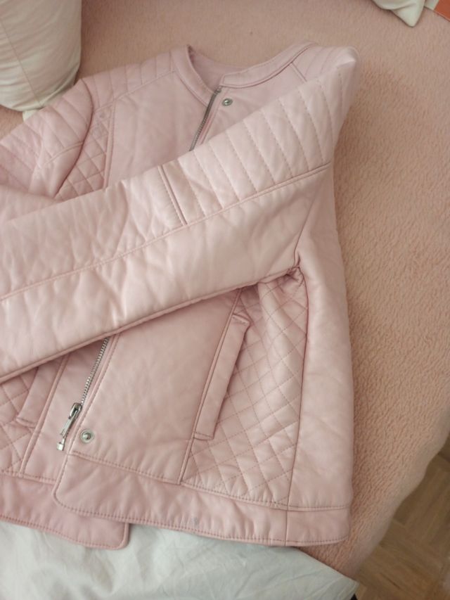 cazadora polipiel talla10