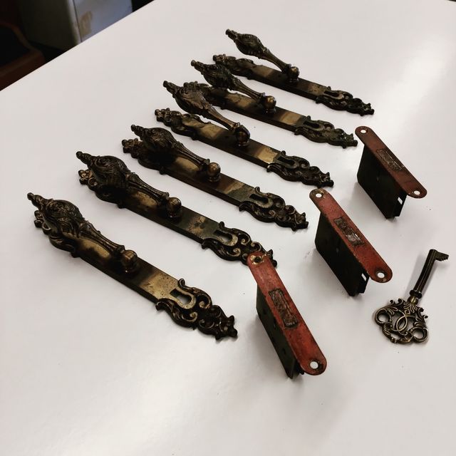 Antiguos Tiradores Con Bocallave tipo Péndulo