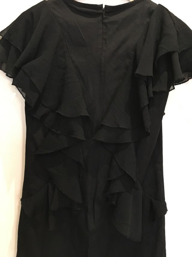 Vestido ALMATRICHI 36-38 volantes gasa 