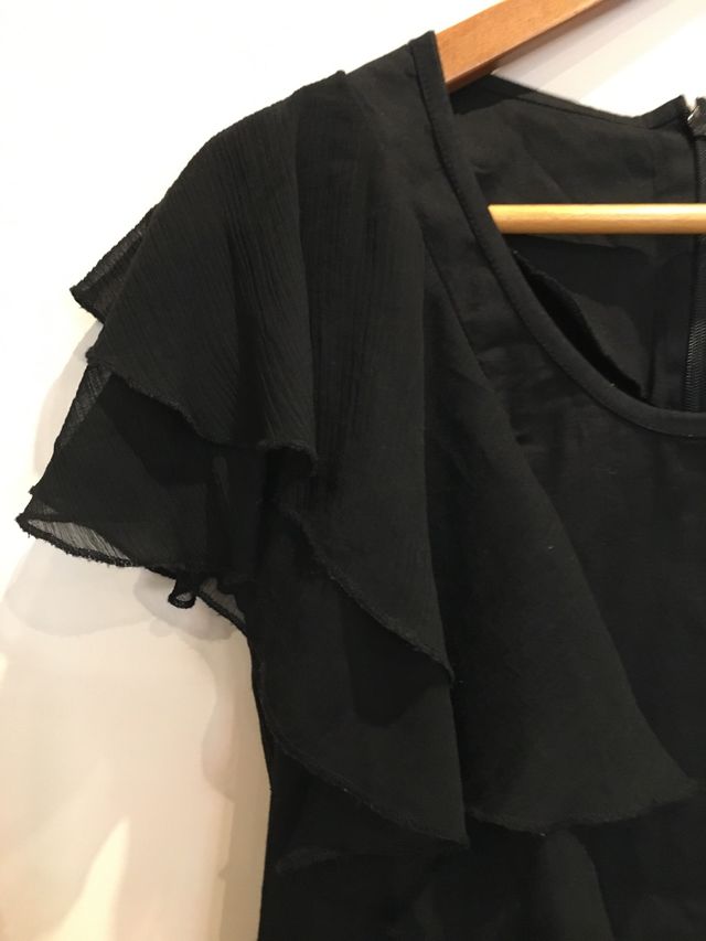 Vestido ALMATRICHI 36-38 volantes gasa 