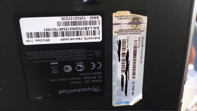 Packard Bell Easynote TS44