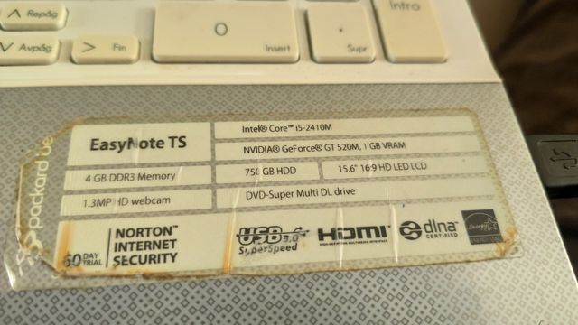 Packard Bell Easynote TS44