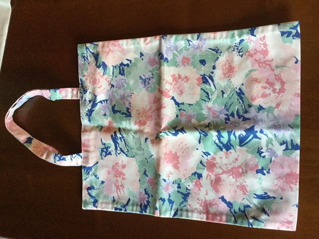 Tre borse in stoffa mai usate