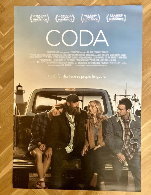 Poster cine CODA. Óscar mejor película.