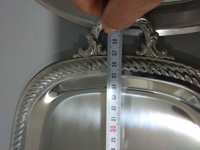 bandeja tetera alpaca