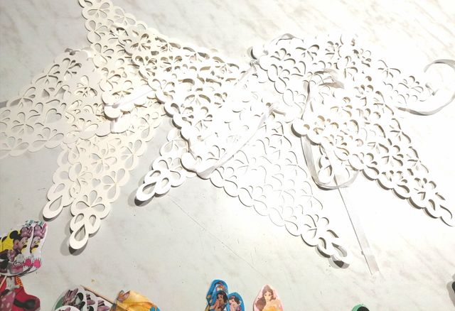 Lote de decoración para fiesta infantil niña.