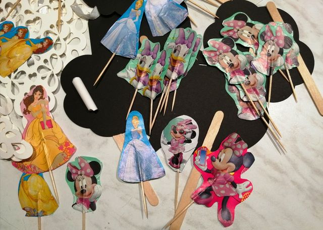 Lote de decoración para fiesta infantil niña.