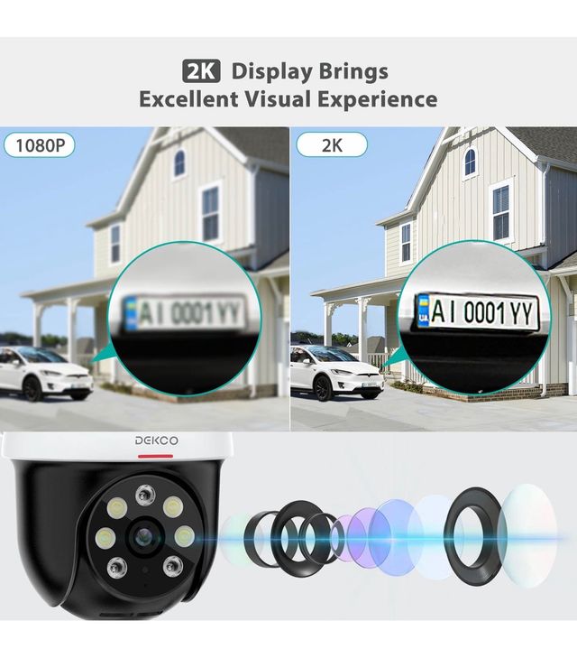 Camara vigilancia wifi 2k