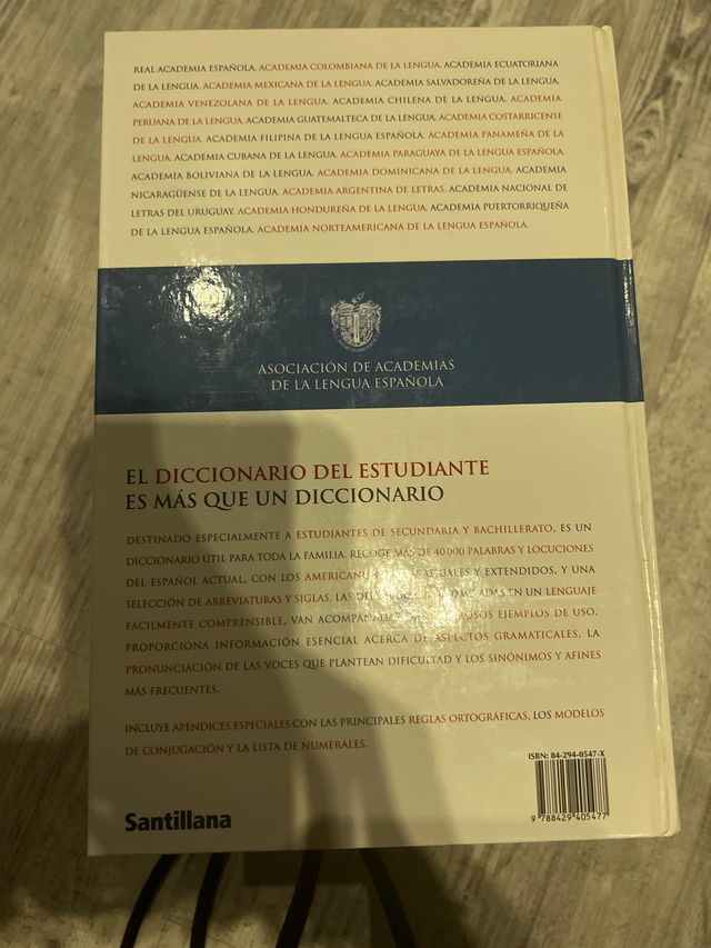 Diccionario del estudiante