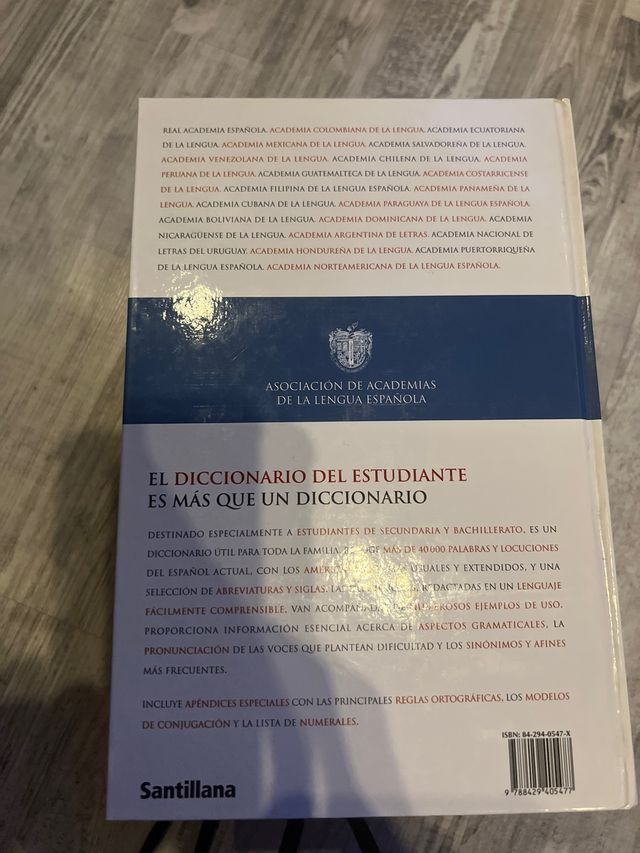 Diccionario del estudiante