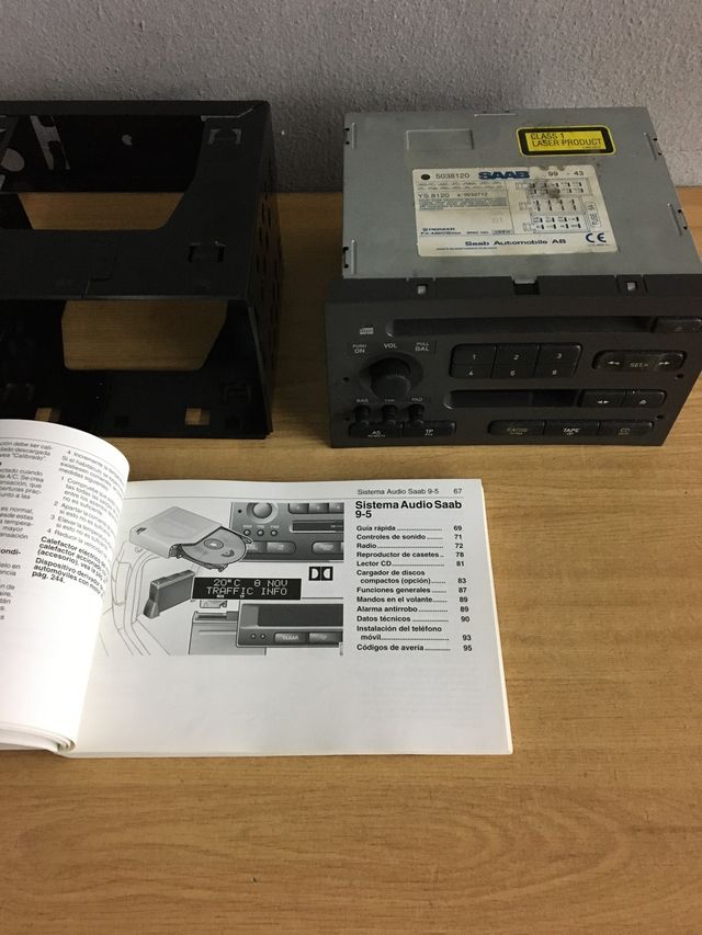 RADIOCASETE DE SAAB 95