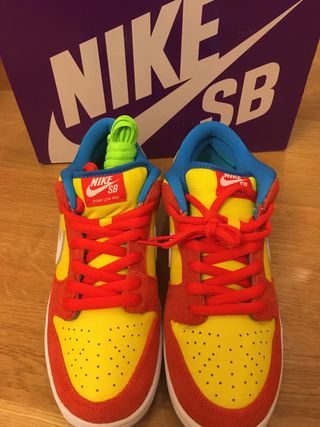 Nike SB Dunk Low Pro - Bart Simpson 43 de segunda mano por 165 EUR en  Santander en WALLAPOP