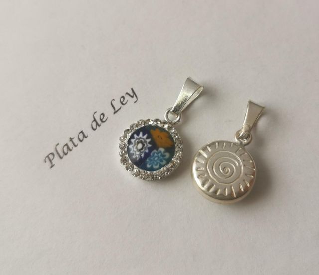 Colgante Plata y Cristal de Murano 