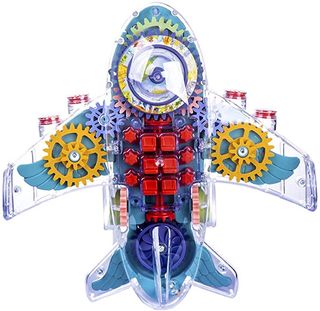 Avión de Juguete eléctrico Transparente PRECINTADO