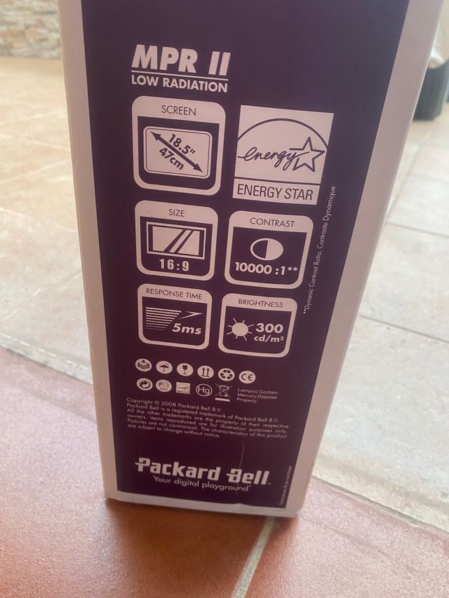 Monitor Packard Bell Viseo 190W