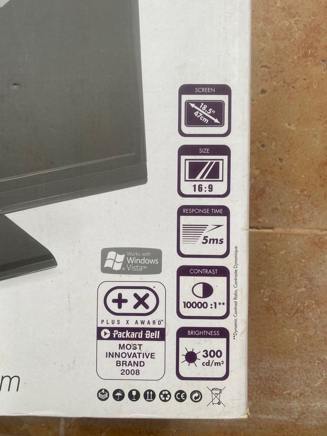 Monitor Packard Bell Viseo 190W