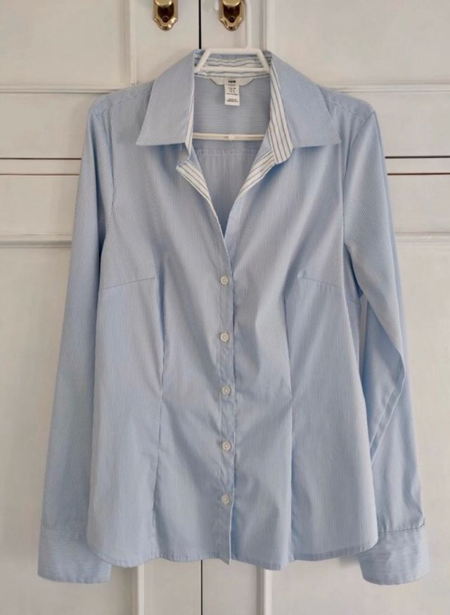 Camisa raya diplomática H&M