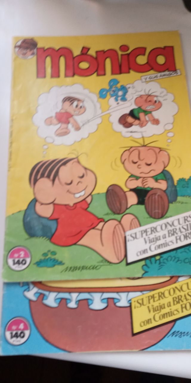 TEBEOS Y COMICS MONICA Y SUS AMIGOS