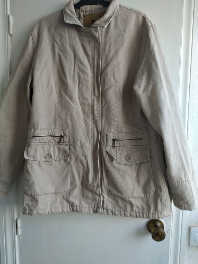 Chaquetón beige