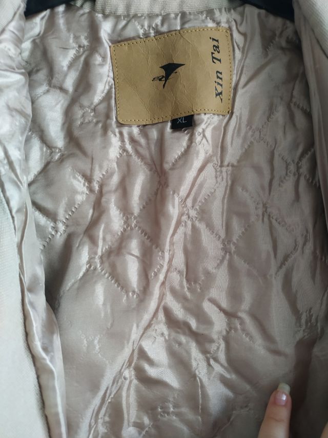 Chaquetón beige
