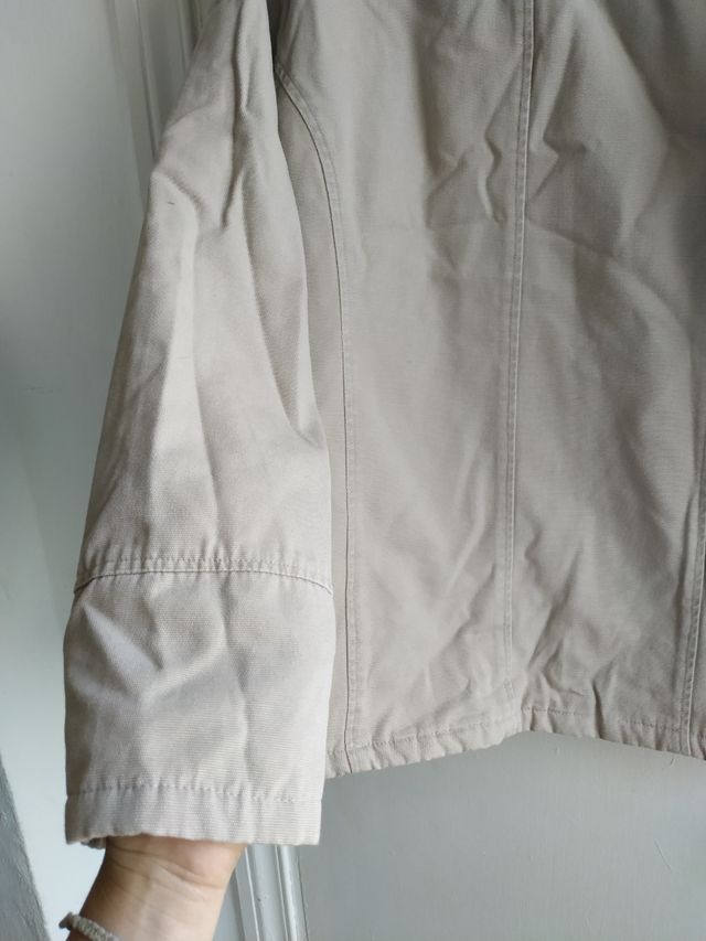 Chaquetón beige