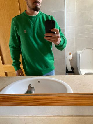 SUDADERA ELEMENT VERTICAL HO FT VERDE HOMBRE