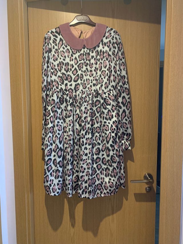 Vestido estampado leopardo