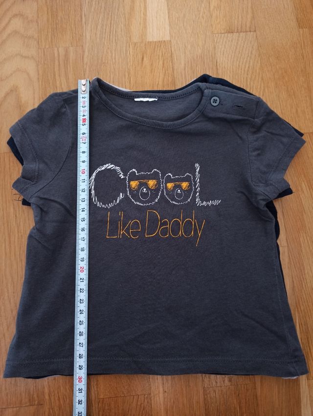 Lote camisetas bebé (9m)