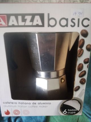 BASIC INOX Cafetera italiana de Acero Inoxidable
