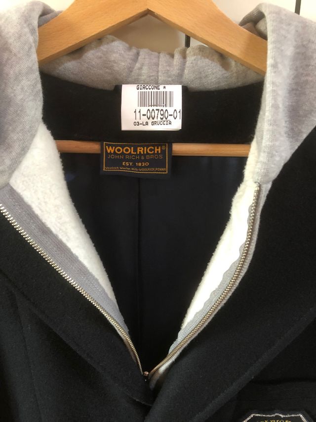 Woolrich giacca uomo 46 lana cotone blazer sport 