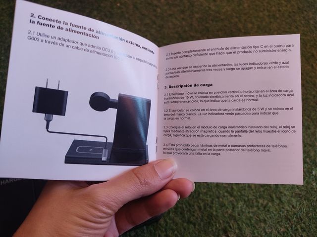 Cargador inalámbrico 3 EN 1 NUEVO