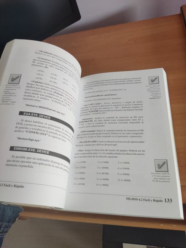 libro vintage MS-dos 6.2