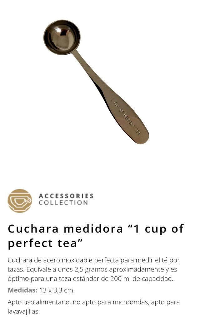 CUCHARA MEDIDORA DE TEA 10 UNIDADES
