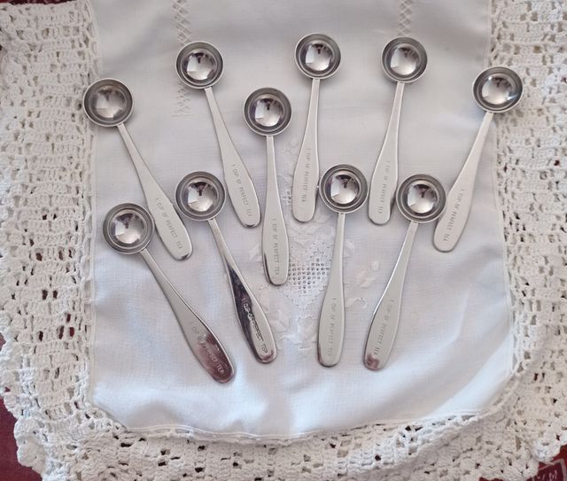 CUCHARA MEDIDORA DE TEA 10 UNIDADES