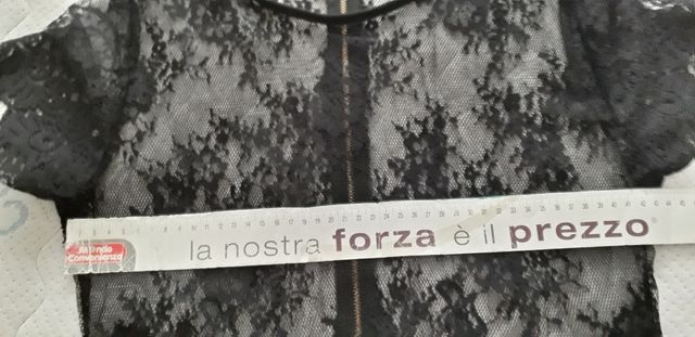 Top pizzo con cerniera