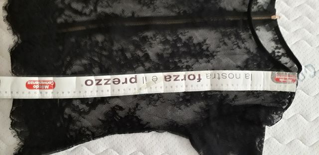 Top pizzo con cerniera