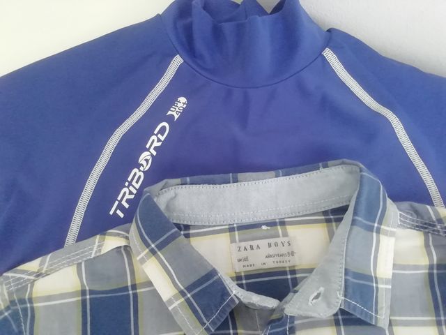PACK de Camisa Zara Boys y camiseta solar