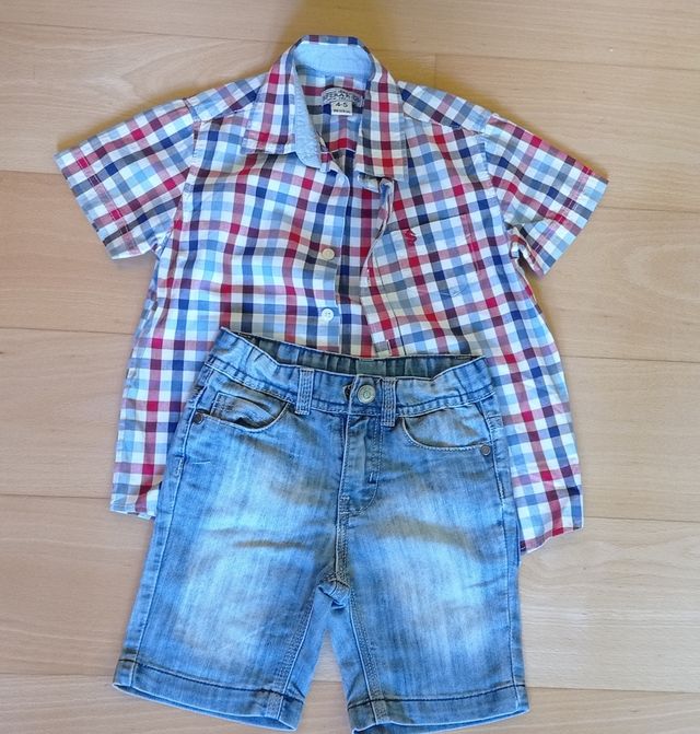 Conjunto niño de verano de Sfera y Orches.Talla4-5
