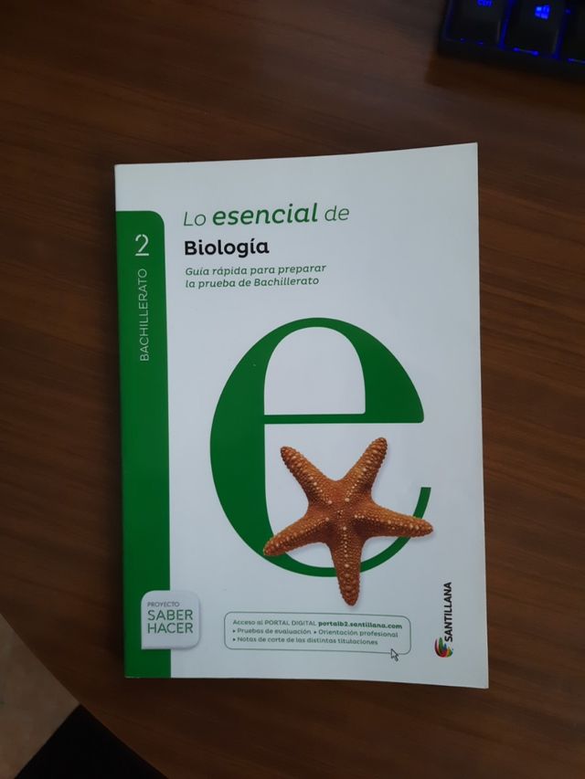 Libro para preparar biología para selectividad