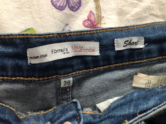 Short vaquero de Fórmula Joven