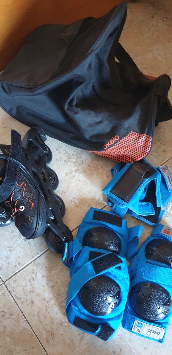 patines linea+protectores+bolsa