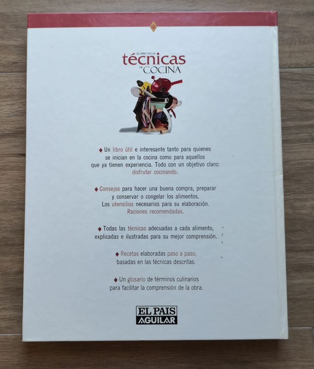 EL LIBRO DE LAS técnicas DE COCINA-EL PAIS AGUILAR
