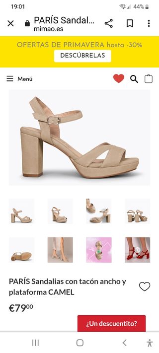 Sandalia plataforma Mimao. Sin estrenar. de segunda mano por 60 EUR en  Madrid en WALLAPOP