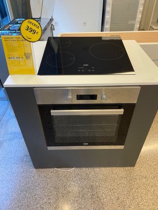 Conjunto Beko Horno + Vitroceramica BSE22121X inox Electrodomésticos Web